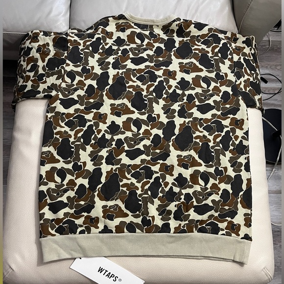 NWT - WTAPS Men’s Relaxed Fit Camo Sweatshirt - Made in Japan - Size 3 / US L - Picture 10 of 13
